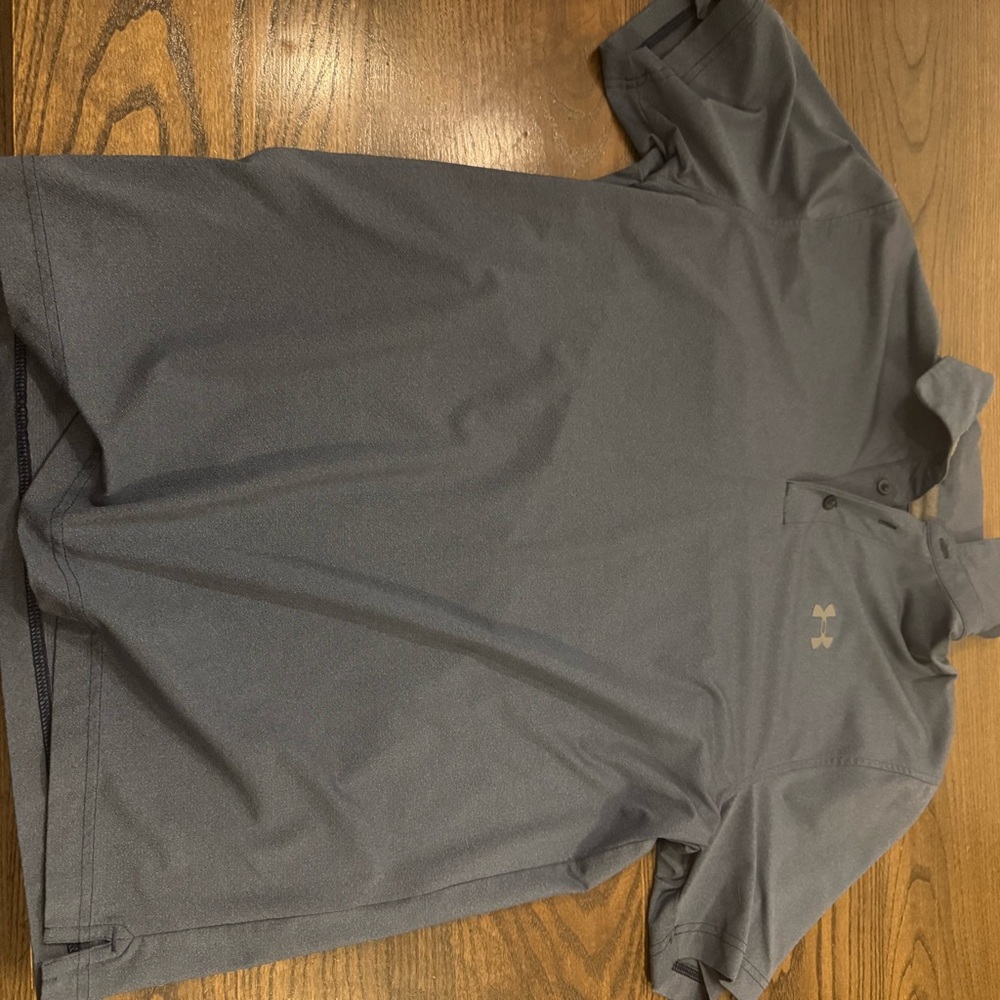 Under Armour Gray Performance Polo Shirt